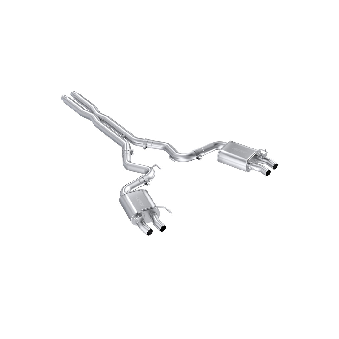 MBRP Mustang 3" Cat Back Exhaust System Dual Quad Split Rear Exit For 16-20 Ford GT350/GT350R Armor Pro S7201304