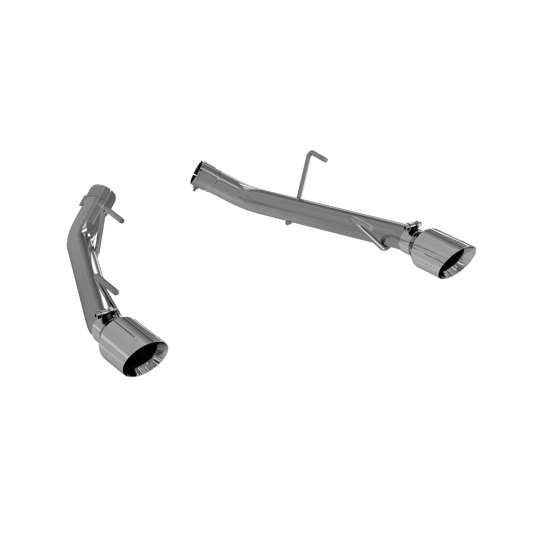 MBRP Dual Axle Back Muffler Bypass T304 Stainless Steel For 05-10 Ford Mustang GT 4.6L S7202304
