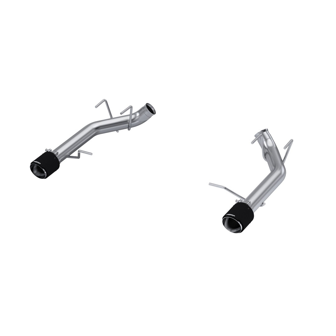 MBRP 2011-2014 Ford Mustang GT 5.0L T304 Stainless Steel 3" Axle-Back with Carbon Fiber Tips, Race Version S72033CF
