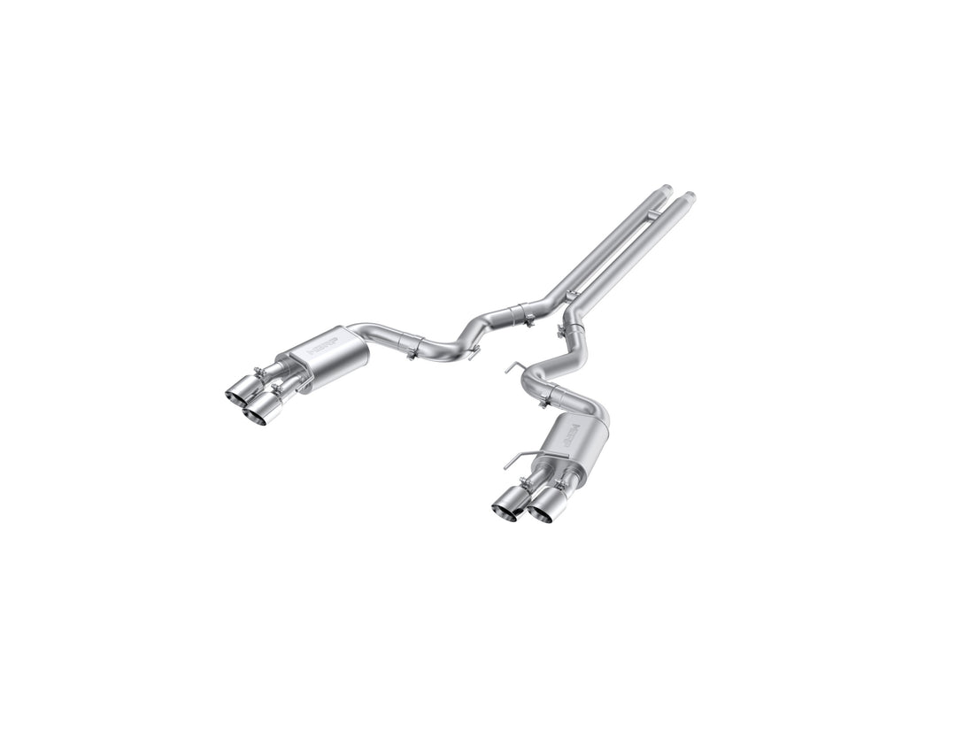MBRP 3" Cat Back Exhaust For 18-23 Ford Mustang GT 5.0L With Quad 4" Dual Wall Tips Street Version T304 S7205304
