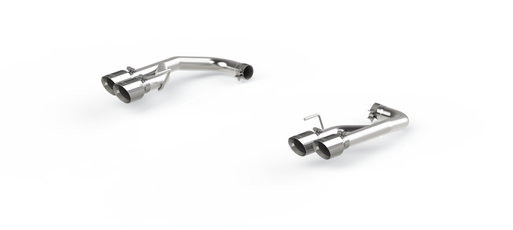 MBRP Exhaust Pipe 2.5" Axle Back With Quad 4" Dual Wall Tips For 18-23 Ford Mustang GT 5.0L Non Active S7211304