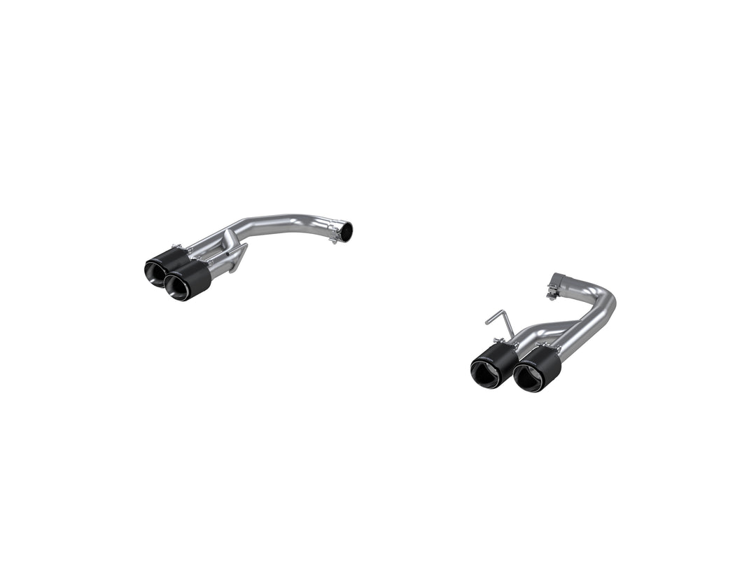 MBRP 2018-23 Ford Mustang GT 5.0L T304 Stainless Steel 2.5" Axle-Back with Quad Carbon Fiber Tips S72113CF