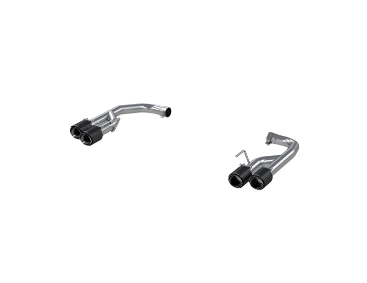 MBRP 2018-23 Ford Mustang GT 5.0L T304 Stainless Steel 2.5" Axle-Back with Quad Carbon Fiber Tips S72113CF