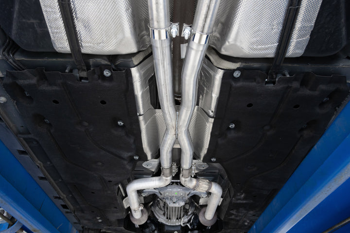 MBRP 2.5" Exhaust Resonator Bypass X-Pipe Aluminized Steel For 15-Up Ford Mustang GT 5.0L S7213AL