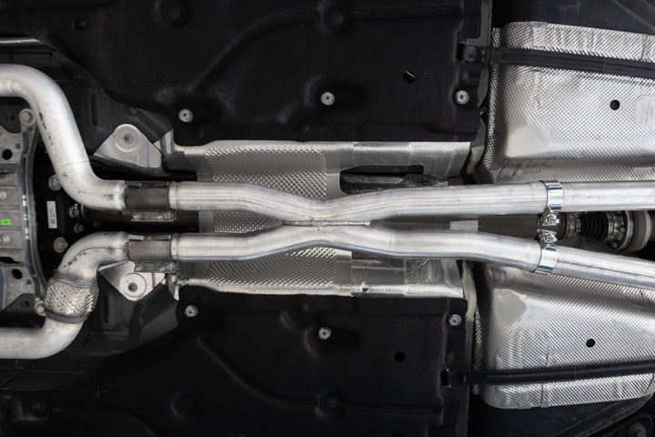 MBRP 2.5" Exhaust Resonator Bypass X-Pipe Aluminized Steel For 15-Up Ford Mustang GT 5.0L S7213AL