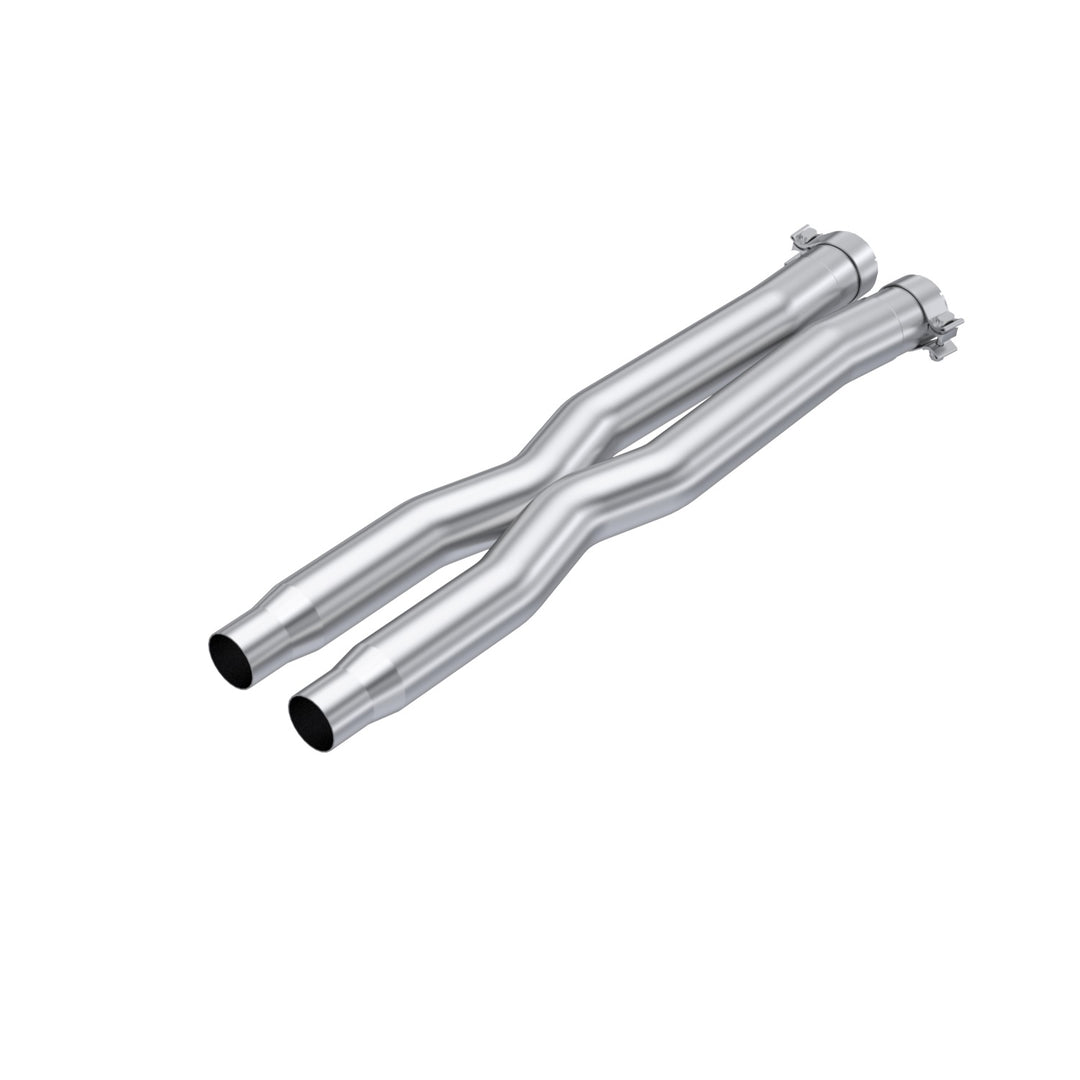 MBRP 3" Exhaust Resonator Bypass X-Pipe For 16-20 Ford Mustang GT350 T409 Stainless Steel S7215409