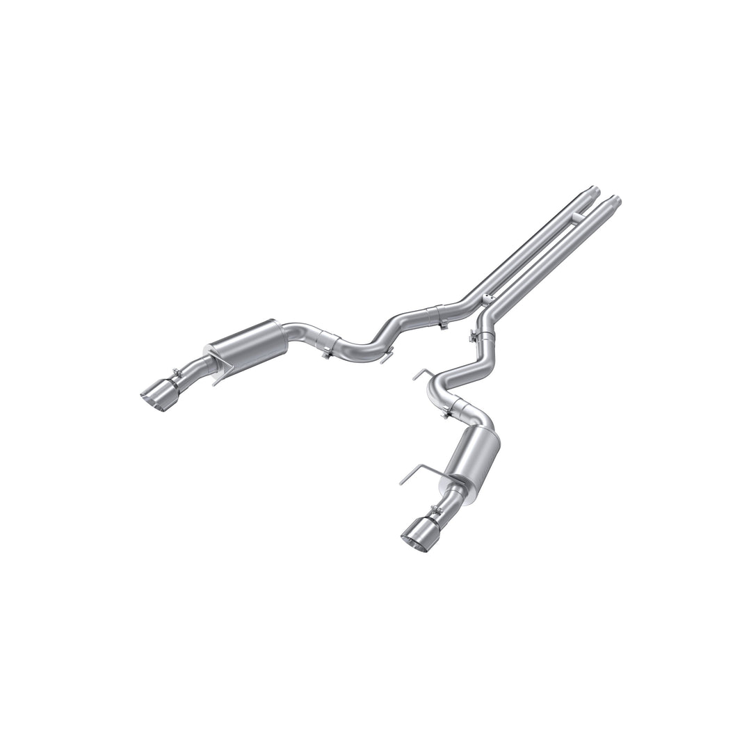 MBRP 3" Cat Back Exhaust For 15-17 Ford Mustang GT 5.0 Convertible Dual Split Rear Street Version 4.5" S7239409
