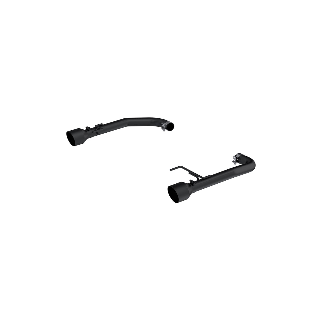 MBRP 2015-Up Ford Mustang 2.3L EcoBoost Armor BLK Black-Coated Aluminized Steel 2.5" Axle-Back Dual Split S7247BLK