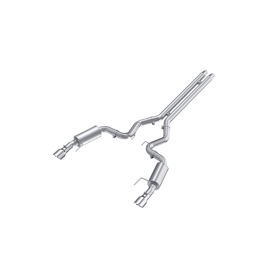MBRP 2024-Up For Mustang GT S650 5.0L Armor Lite Aluminized Steel 3" Cat-Back Dual Split Rear Street S7251AL