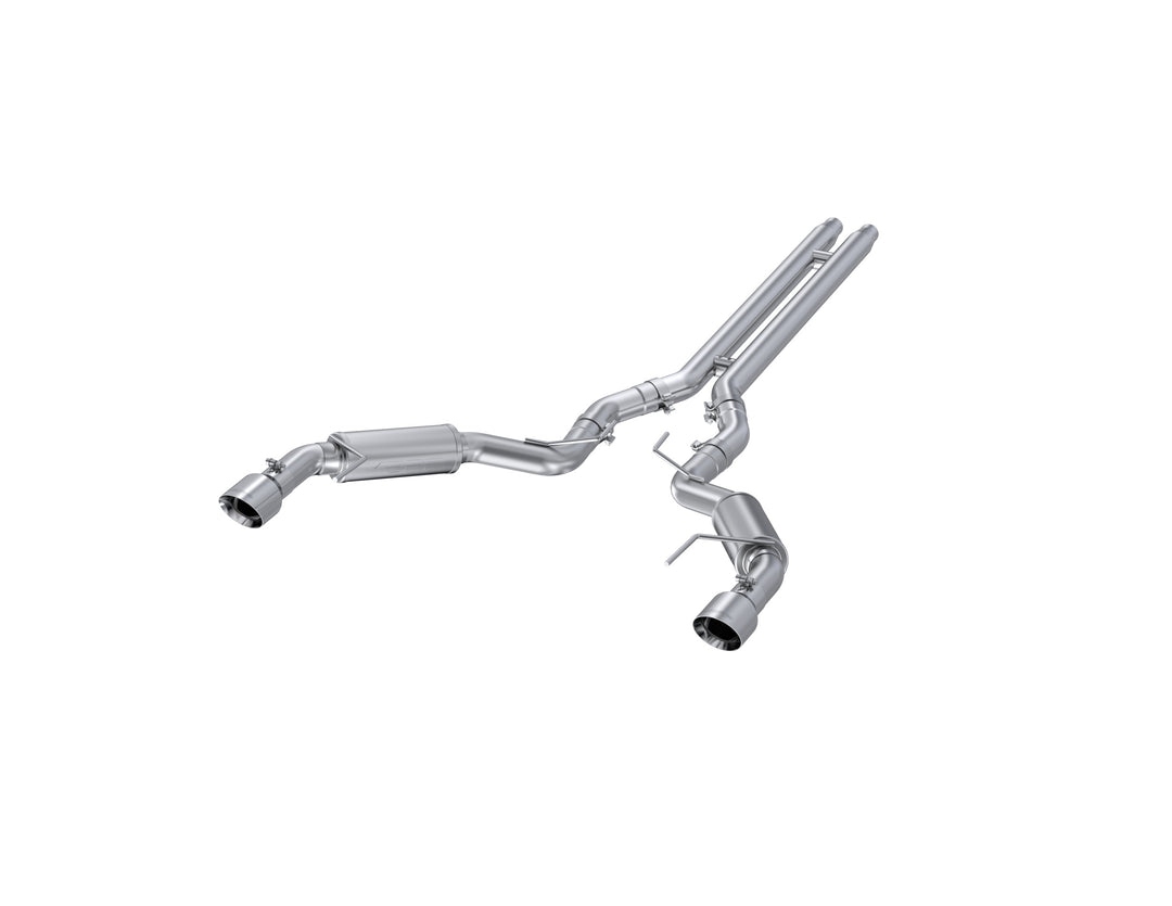 MBRP 3" Cat Back Exhaust Dual Split Rear For 15-17 Ford Mustang GT 5.0 Coupe Only Race Version 4.5" Tips S7278AL