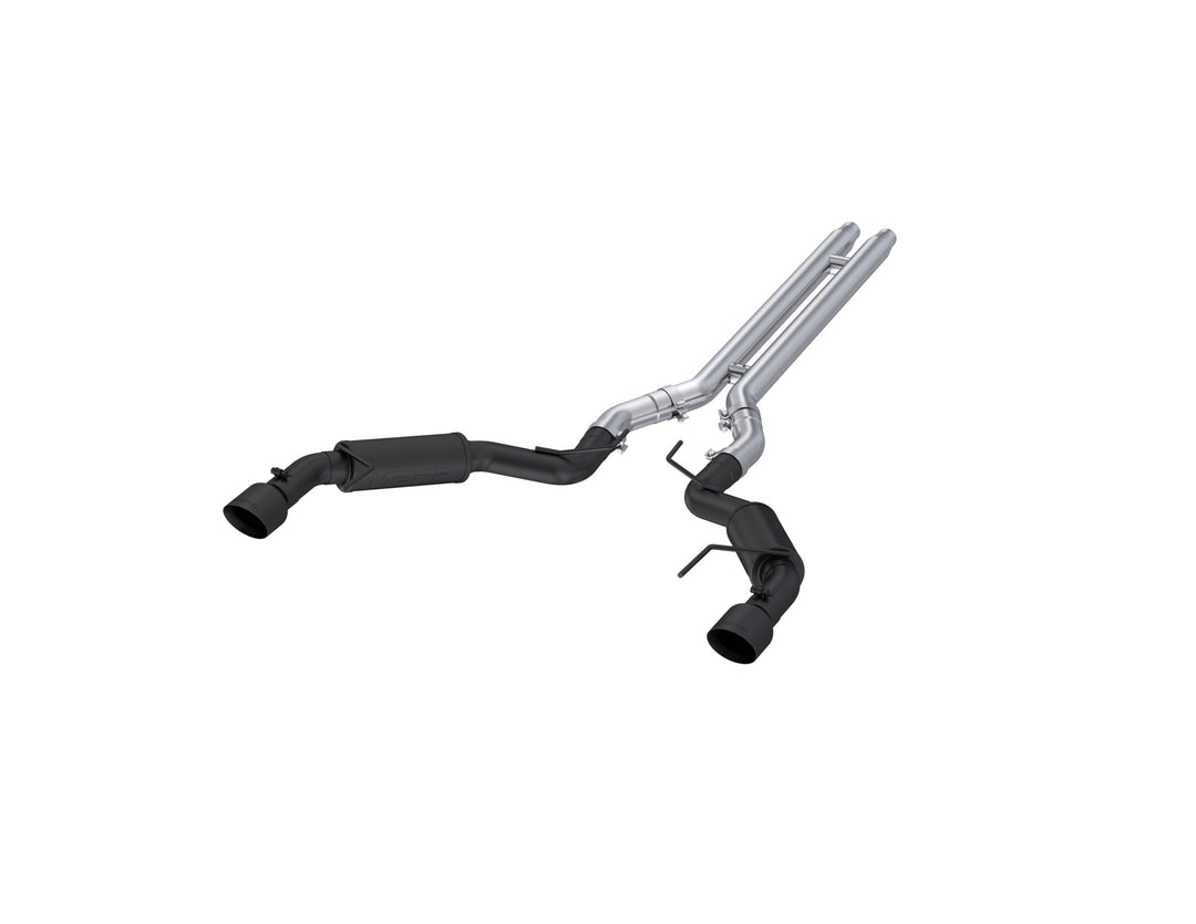 MBRP 3" Cat Back Exhaust Dual Split Rear Race Version 4.5" Tips For 15-17 Ford Mustang GT 5.0 Coupe Only S7278BLK