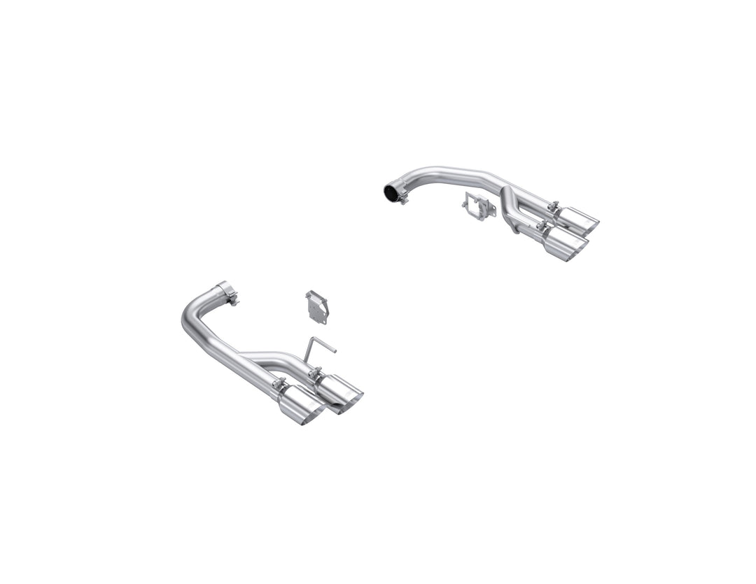 MBRP 24-Up Ford Mustang GT 5.0L Armor Pro T304 Stainless Steel 2.5" Axle-Back Dual Split Rear with Quad S7281304