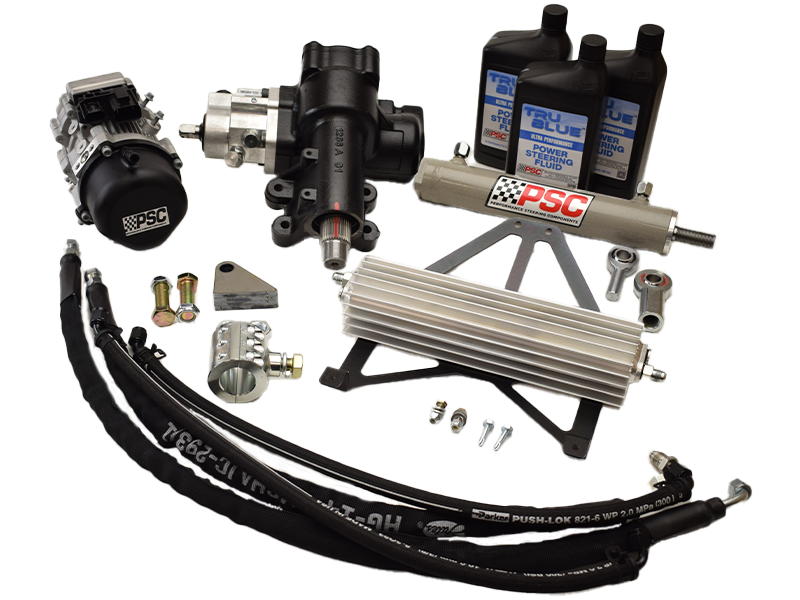 PSC Cylinder Assist EHPS Steering System JL/JT Diesel 2020-2023 SK691R30JP1 - OEM with Aftermarket Tie Rod / 6.75" / 1-1/4"