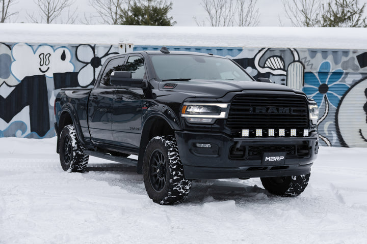 MBRP 2019-Up Ram 2500 Black-Coated Bumper Light Mounting Bar SL5149-02