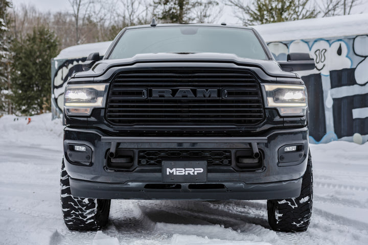 MBRP 2019-Up Ram 2500 Black-Coated Bumper Light Mounting Bar SL5149-02