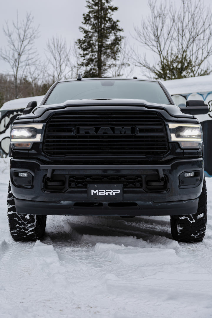 MBRP 2019-Up Ram 2500 Black-Coated Bumper Light Mounting Bar SL5149-02