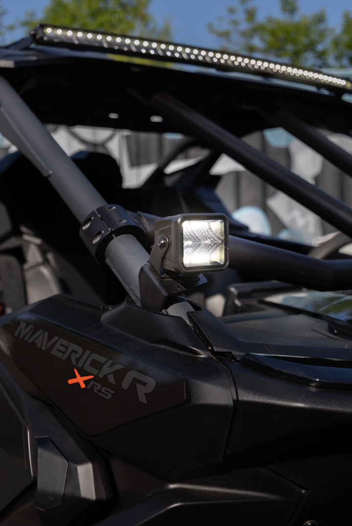 MBRP 24-Up Can-Am Maverick R, Pillar Light Kit, Spot Beam SL9219-01S