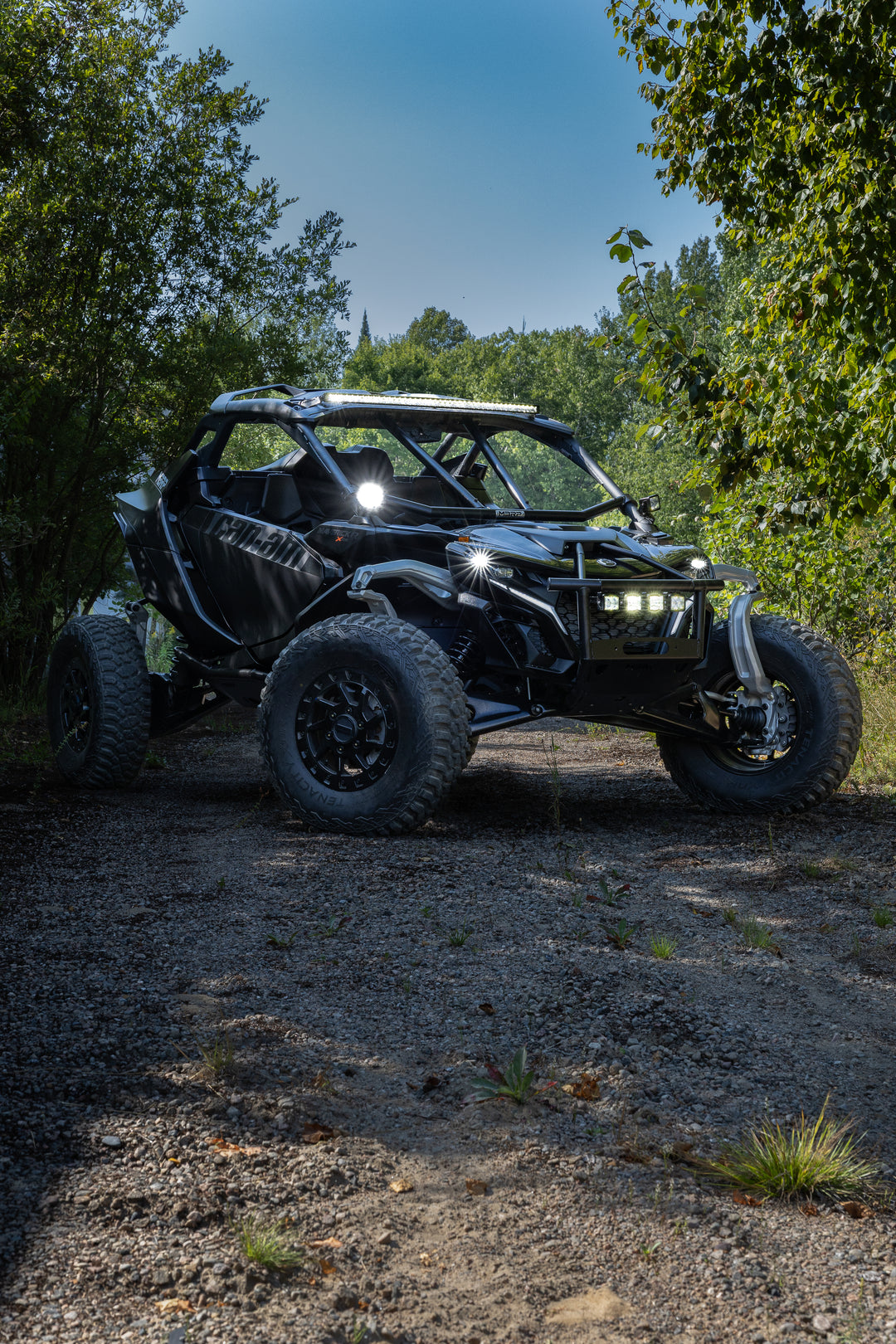 MBRP 24-26 Can-Am Maverick R Bumper Light Kit, Flood and Spot Beam SL9219-03