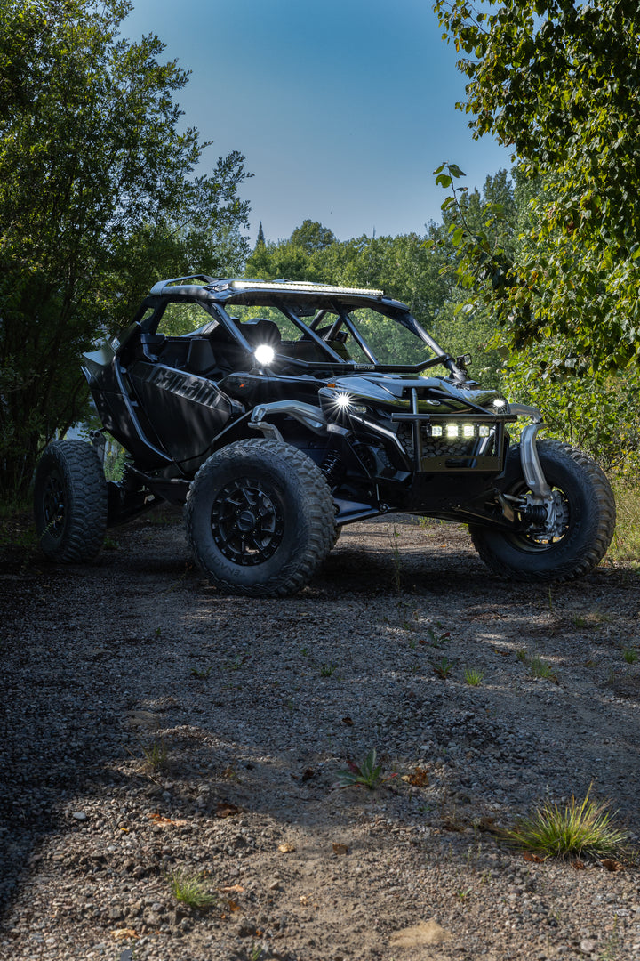 MBRP 24-26 Can-Am Maverick R Bumper Light Kit, Flood and Spot Beam SL9219-03