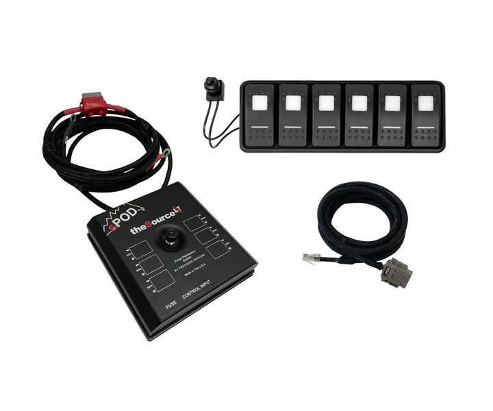 SourceLT Modular w/ Green LED for Uni with 36 Inch battery cables sPod | SKU SLMOD36G