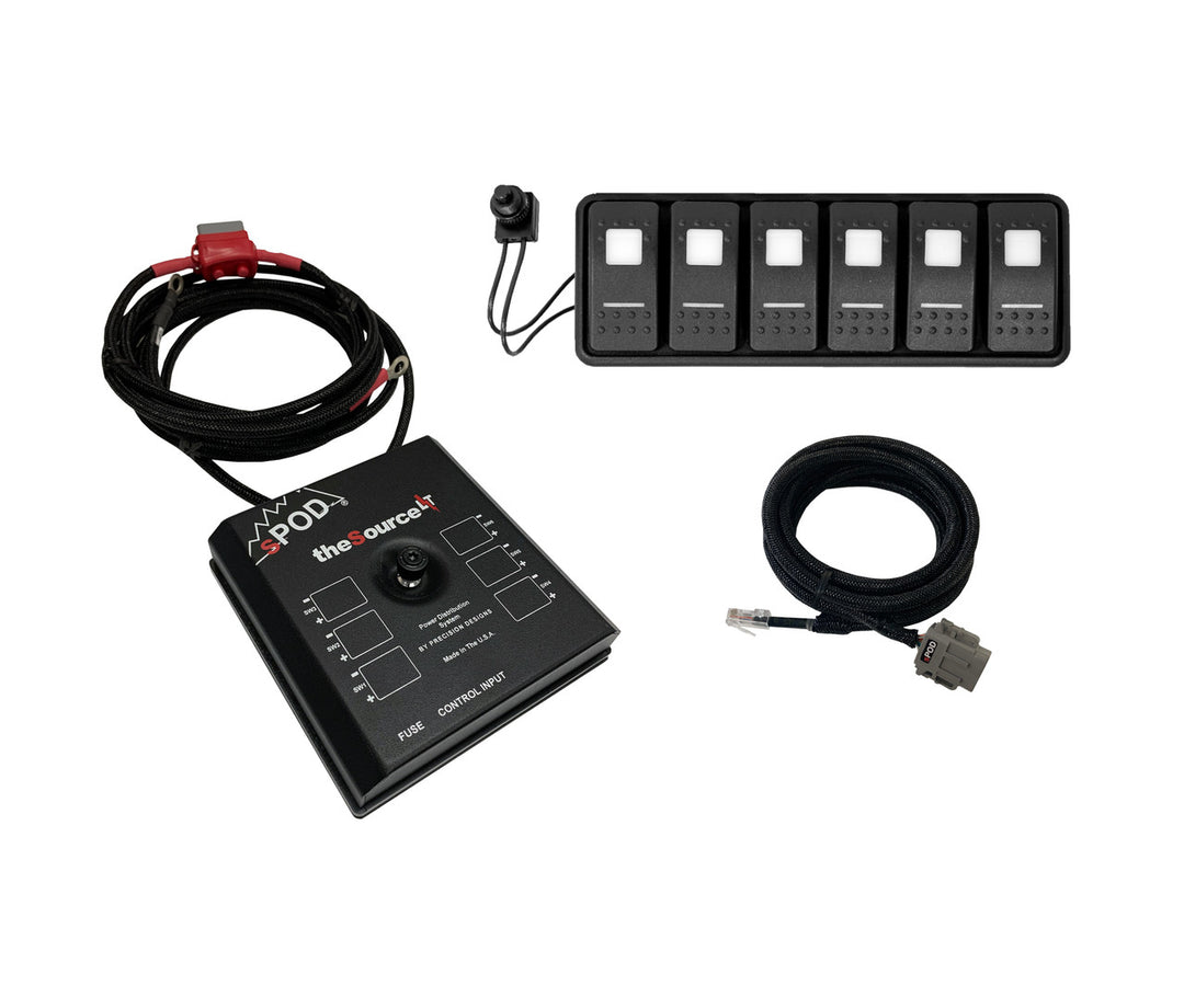 SourceLT Modular w/ Blue LED for Uni with 84 Inch battery cables sPod | SKU SLMOD84B