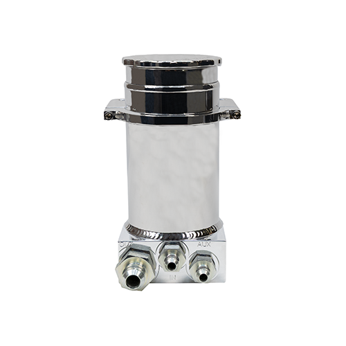 PSC Pro Touring Street 8.25" Remote Fluid Reservoir SR146-SB - with Hydro-Boost / Full Polished