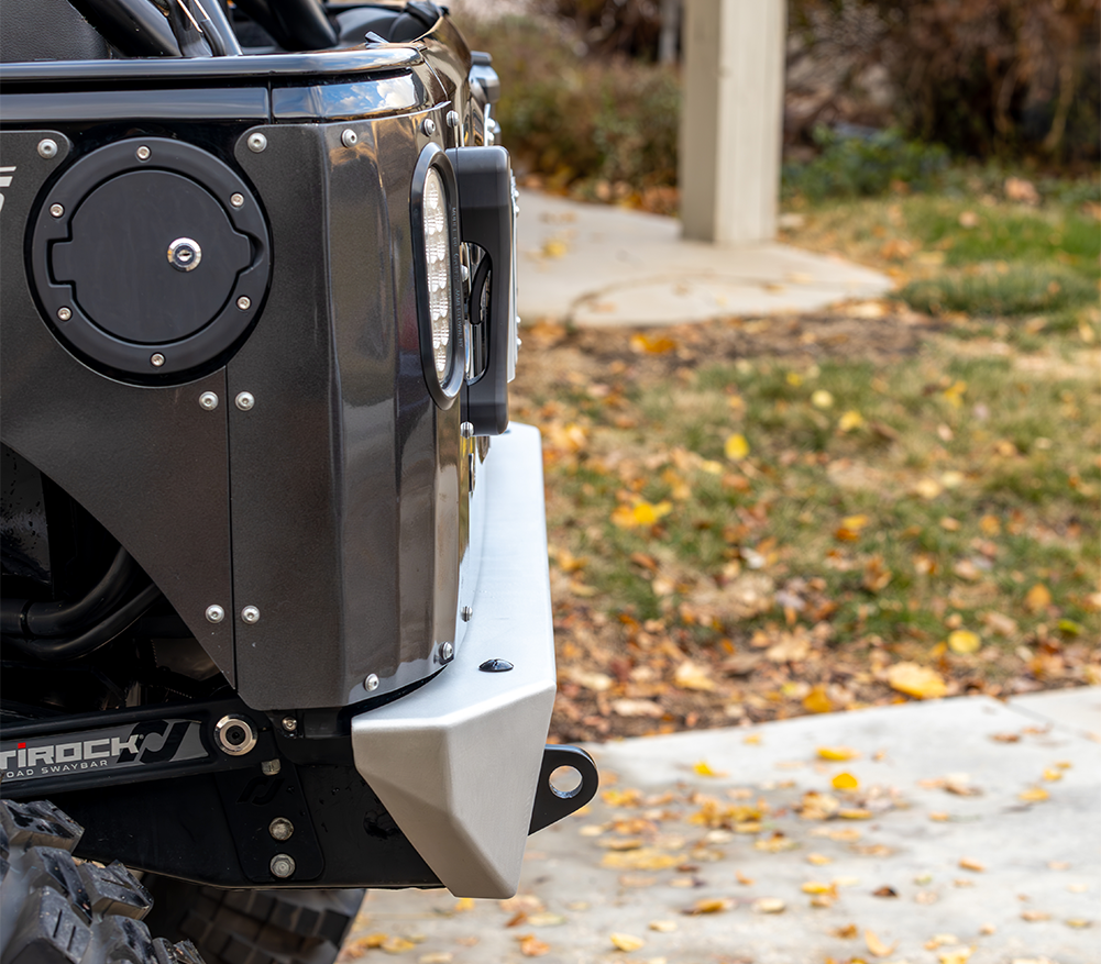 Savvy High Clearance Rear Bumper (Aluminum Krawler Lite) - 2007-2018 Jeep JK/JKU