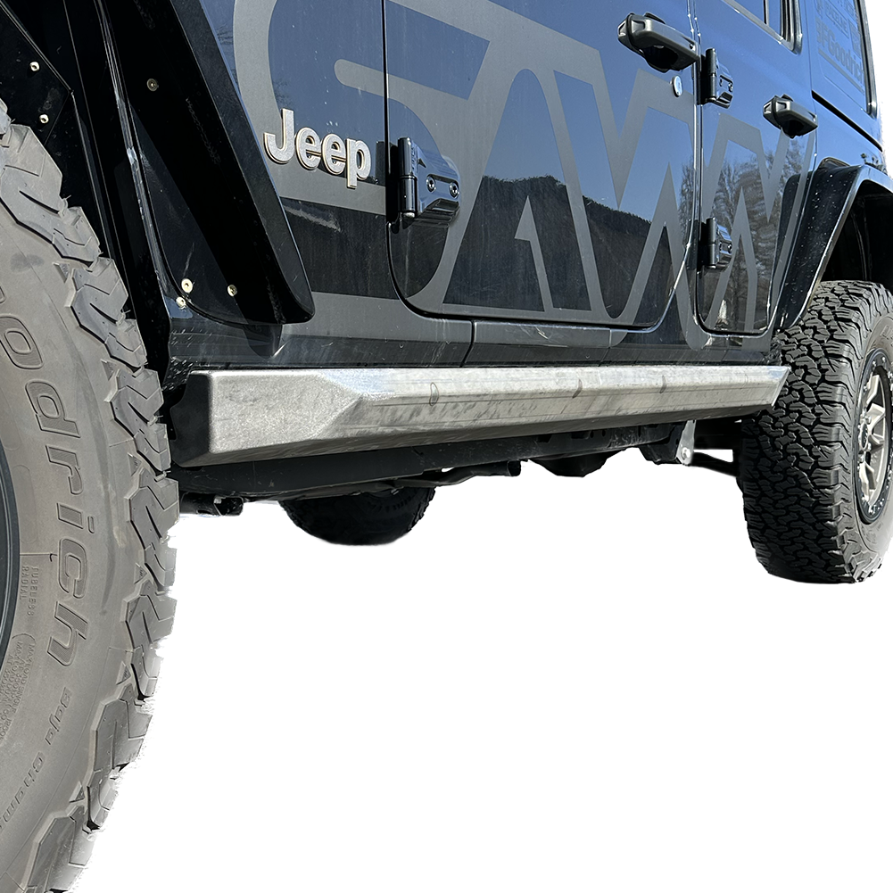 Savvy Rock Sliders Krawler Lite (Bolt On) - 2018-2026 Jeep JLU