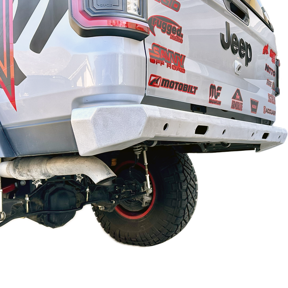 Savvy Rear Bumper (Aluminum Krawler Lite) - 2020-2026 Jeep JT
