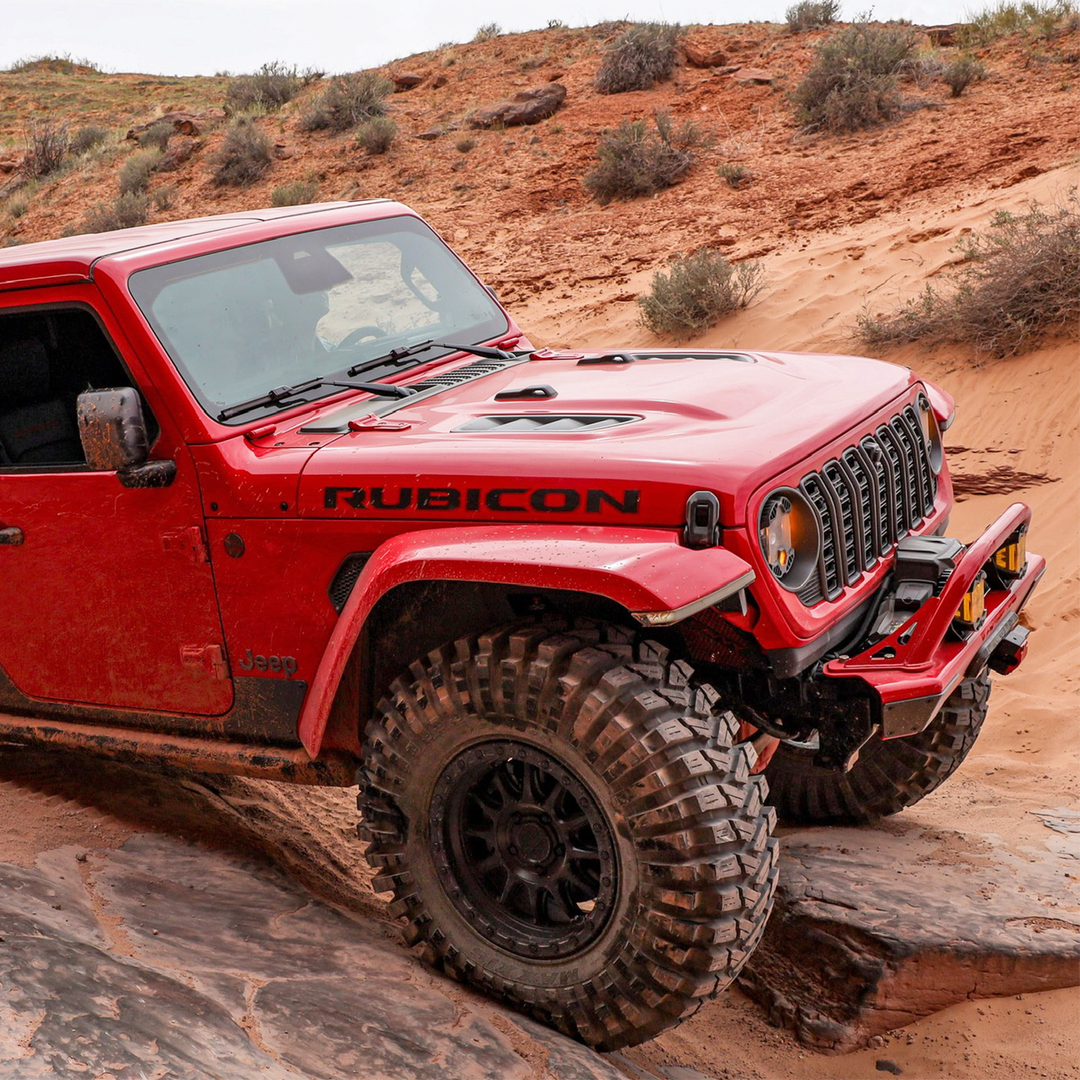 Savvy Front Bumper with Hoop (Legacy 6061 Aluminum) - 2018-2026 Jeep JL/JLU/JT