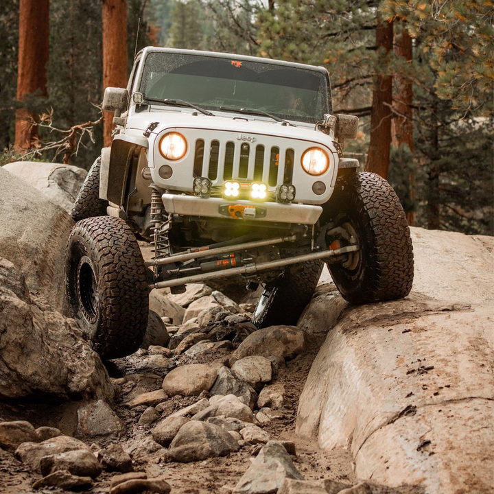 Savvy Front Bumper without Hoop (Legacy 6061 Aluminum) - 2007-2018 Jeep JK/JKU