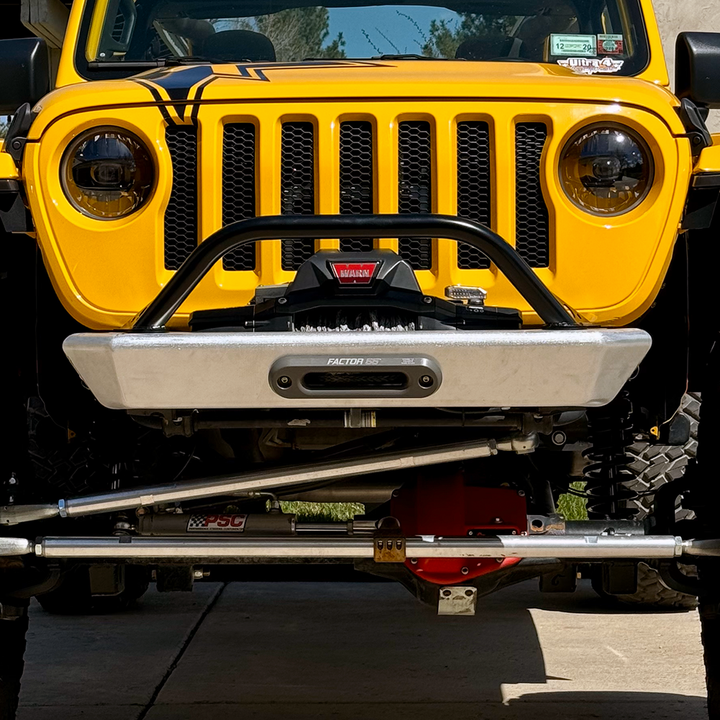 Savvy Front Bumper with Hoop (Legacy 6061 Aluminum) - 2018-2026 Jeep JL/JLU/JT