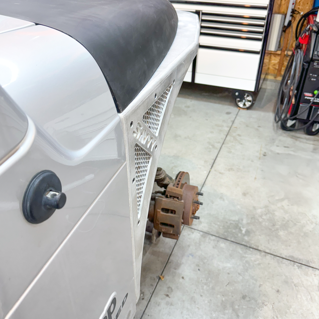 Savvy Front High Line Fenders (Legacy Aluminum) - 1997-2006 Jeep TJ/LJ