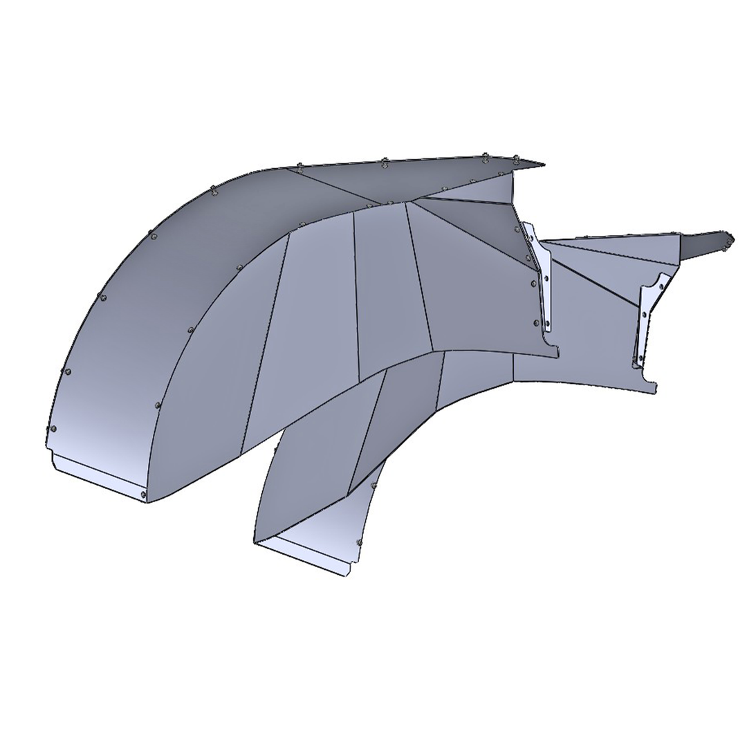 Savvy Front Inner Fenders (For Legacy Highline Fenders) - 1996-2006 Jeep TJ/LJ