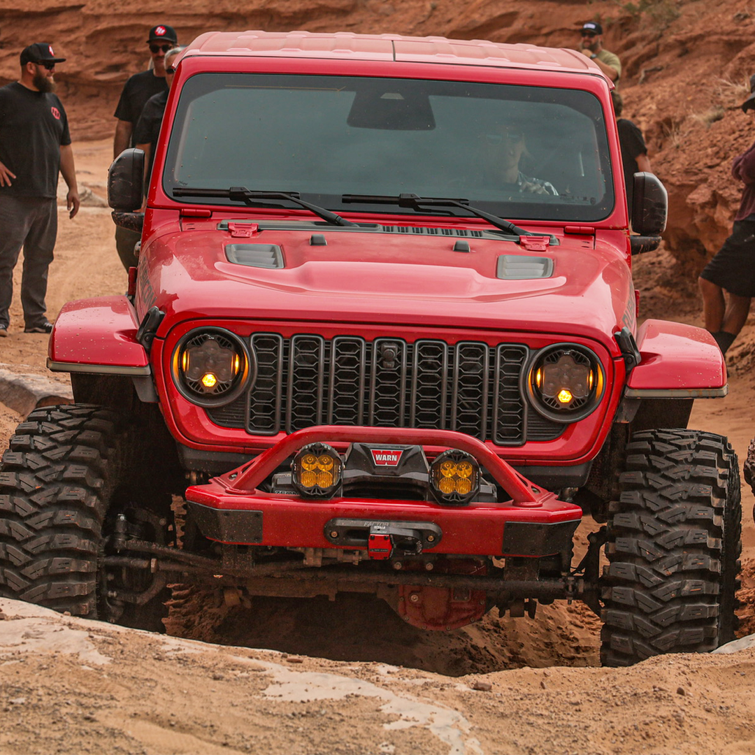 Savvy Legacy Front Bumper Hard Core Corners (Stainless Steel) - 2007-2026 Jeep JK/JL/JT