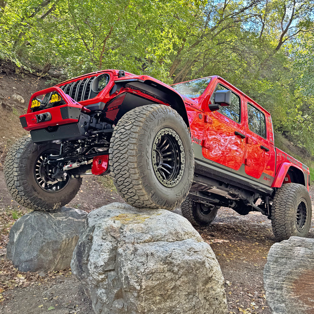 Savvy Rocker Armor Trim Kit (Lightweight Aluminum) - 2020-2026 Jeep JT
