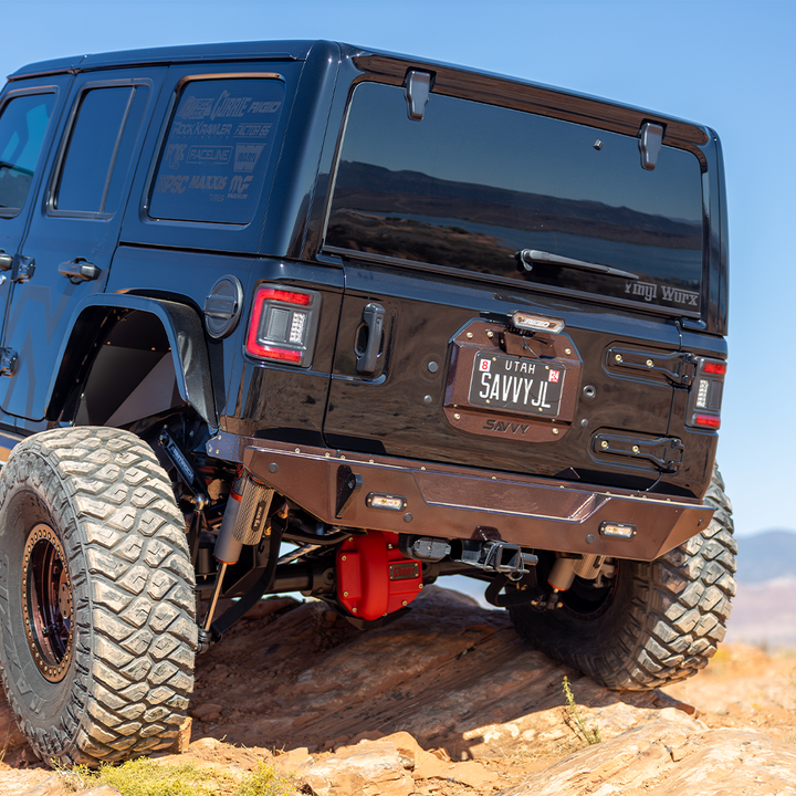 Savvy Aluminum Krawler Lite Essentials Bundle (Front & Rear Bumpers & Rock Sliders) - 2018-2026 Jeep JL 2-Door