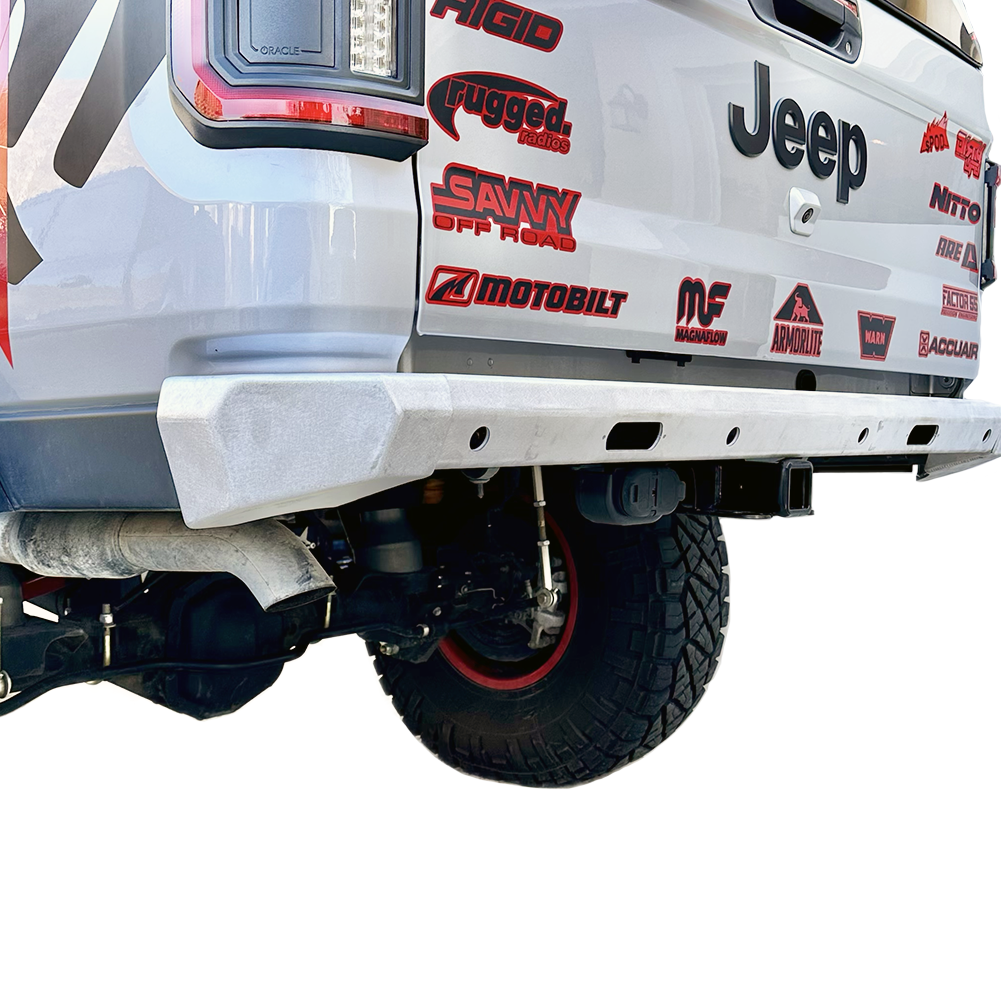 Savvy Rear Bumper (Aluminum Krawler Lite) - 2020-2026 Jeep JT