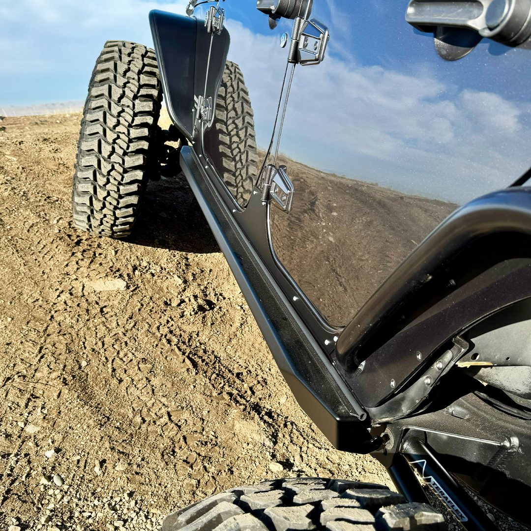 Savvy Rock Sliders Krawler Lite (Bolt On) - 2007-2018 Jeep JKU