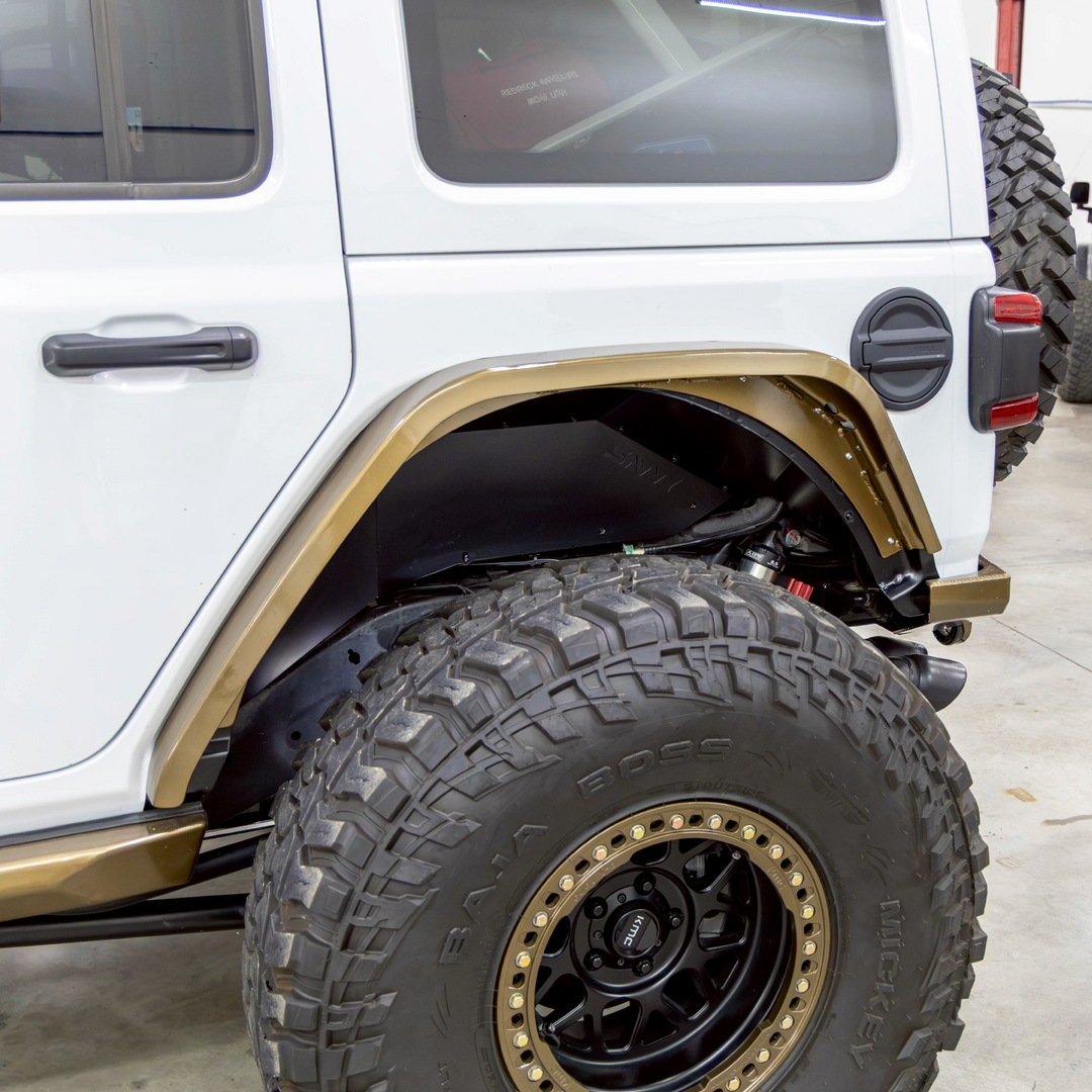 Savvy Rear Ultra Highline Fenders (Aluminum) - 2018-2026 Jeep JL/JLU