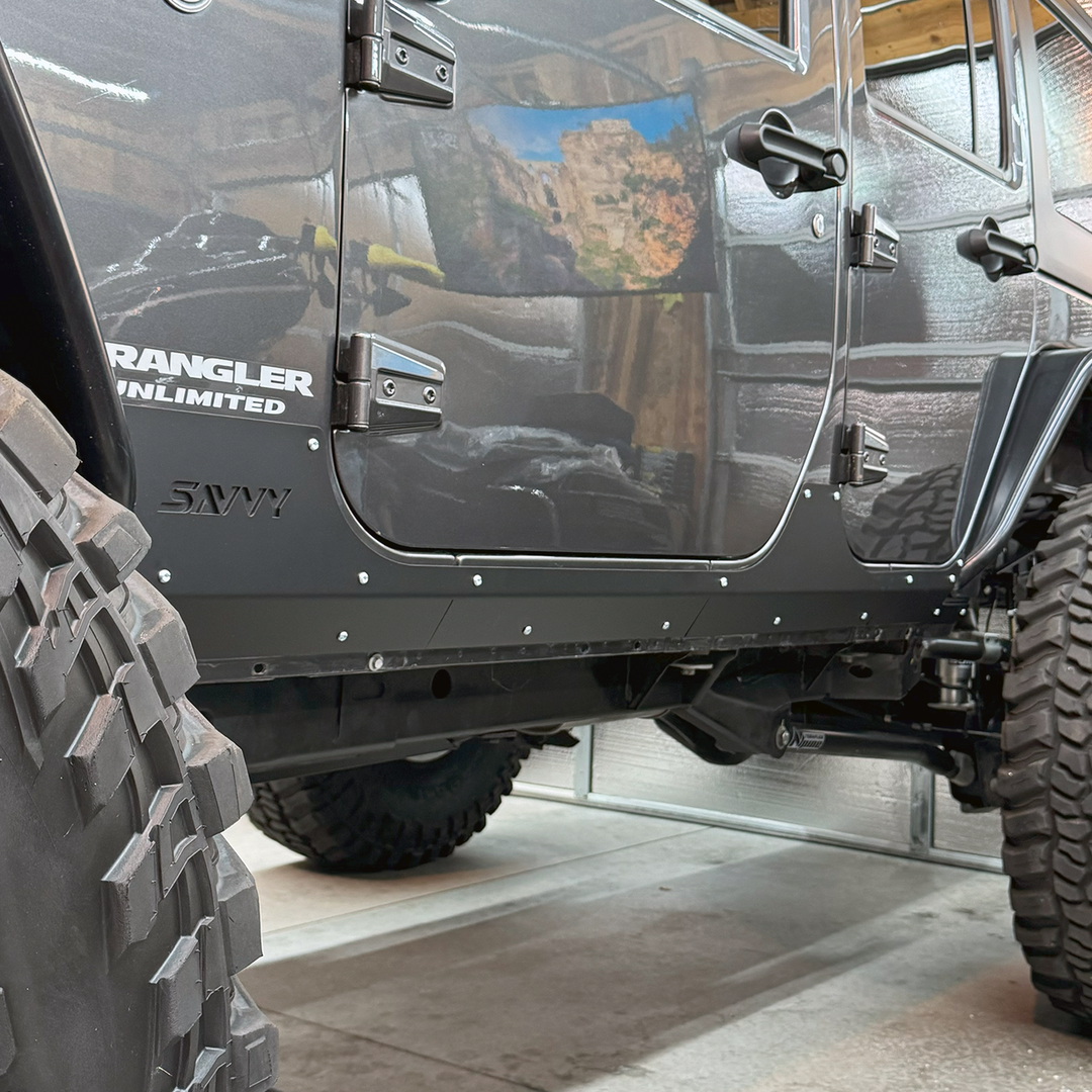 Savvy Rocker Armor Trim Kit (Lightweight Aluminum) - 2007-2018 Jeep JKU