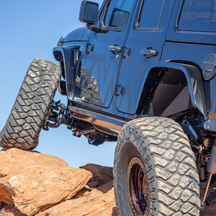 Savvy Rock Sliders Krawler Lite (Weld On) - 2018-2026 Jeep JLU