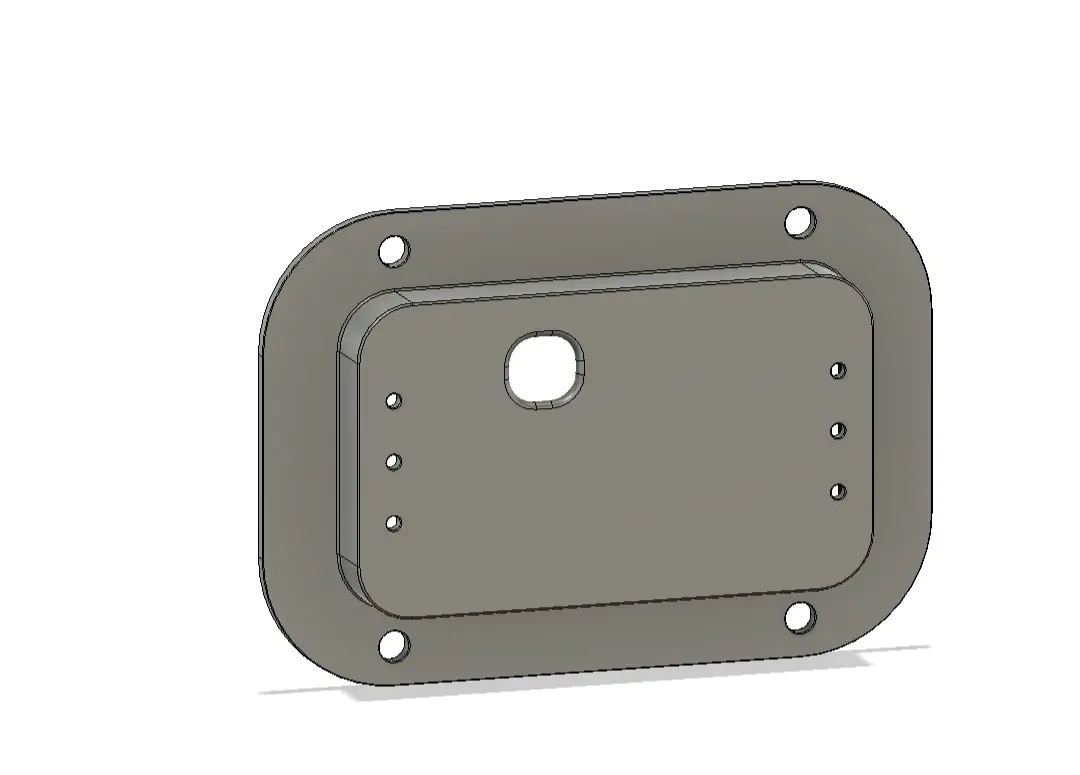 Auxbeam BA80 / AR-820 Flush Mount Bracket - Skinny Pedal Racing