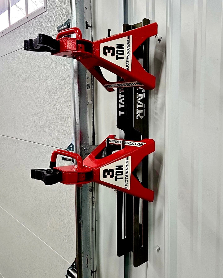 TMR Customs LARGE Jack Stand Storage Rack - PAIR