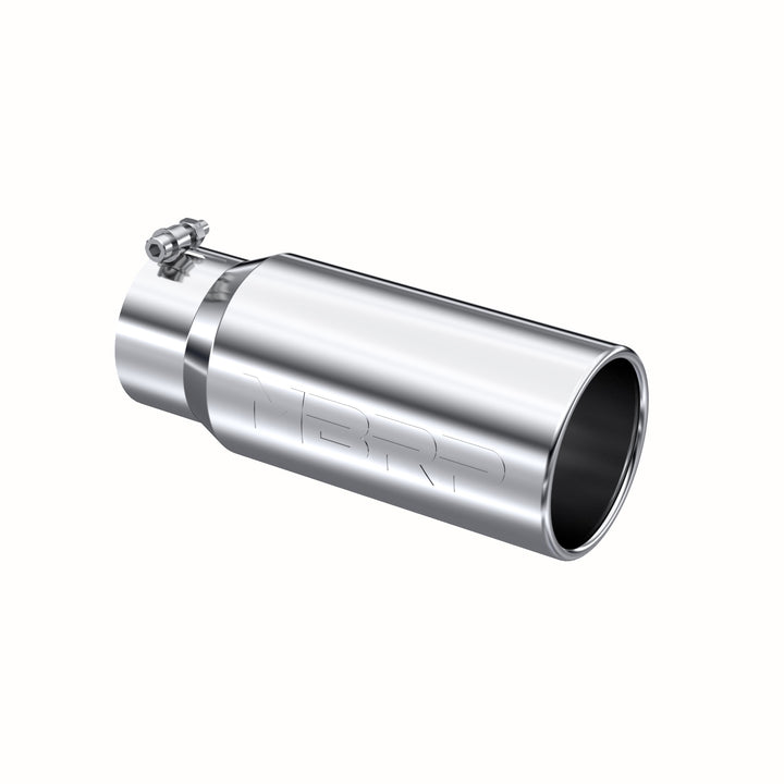 MBRP Exhaust Tail Pipe Tip 5" O.D. Rolled Straight 4" Inlet 12" Length T304 Stainless Steel T5050