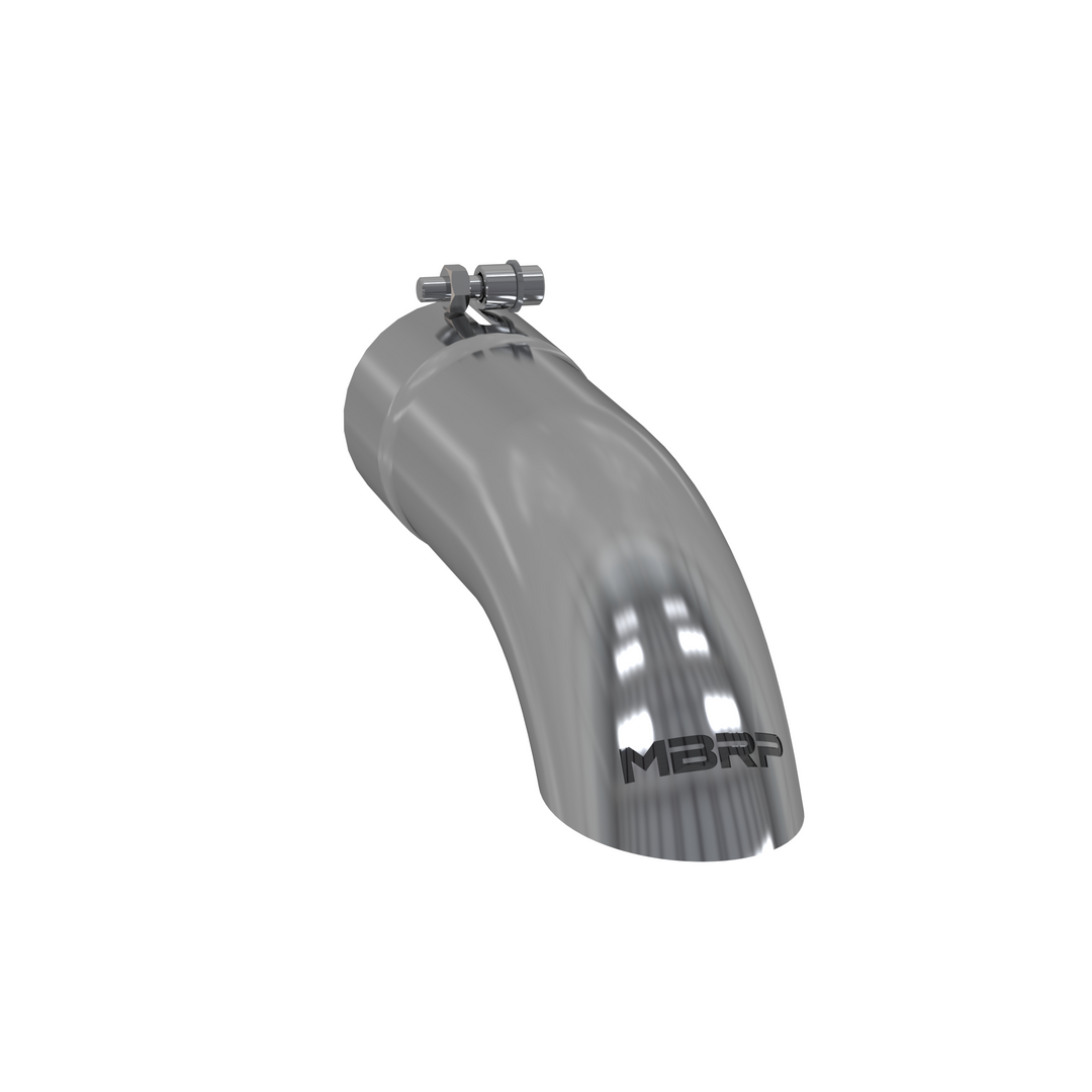 MBRP Exhaust Tail Pipe Tip 3.5" O.D. Turn Down 3.5" Inlet 12" Length T304 Stainless Steel T5080