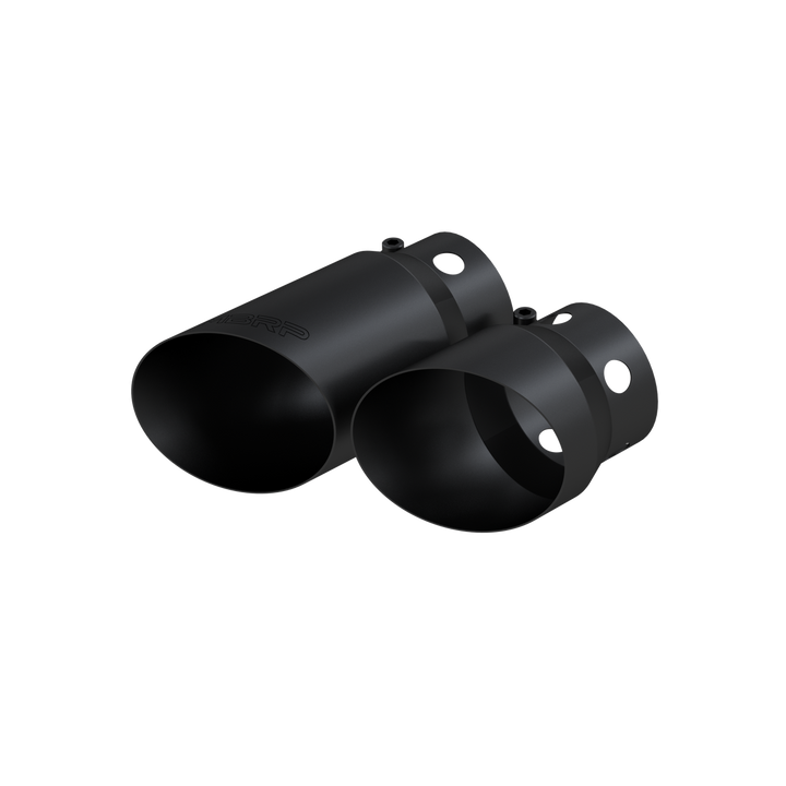 MBRP 08-Up Ford 6.4L, 6.7L Powerstroke Black-Coated Tip 4" ID 5" Outlet Tip Cover Set 6.75" 9.75" Length T5111BLK
