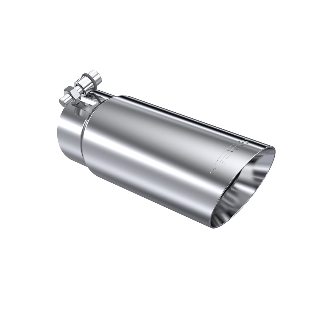 MBRP Exhaust Tip 3 1/2" O.D. Dual Wall Angled End 3" Inlet 10" Length T304 Stainless Steel T5114