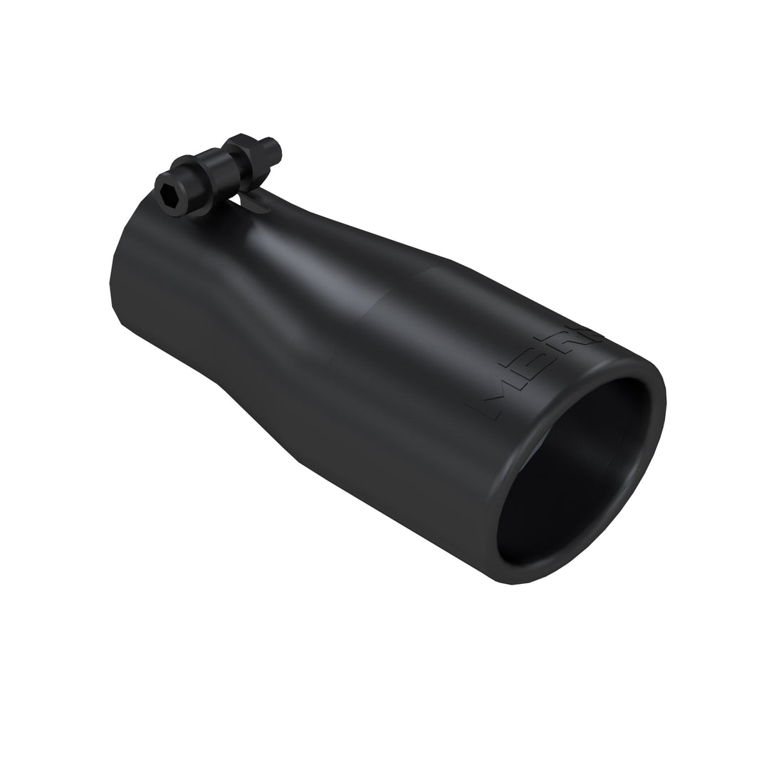 MBRP Exhaust Tip 3.75" O.D. Oval 2.5" Inlet 7" Length Black T5116BLK