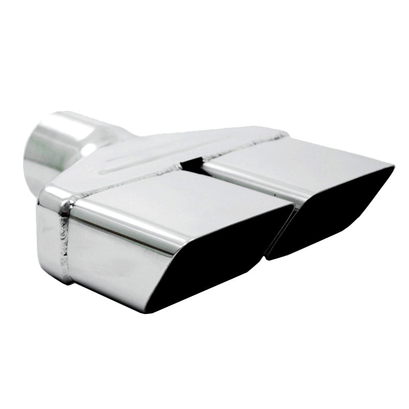 MBRP Exhaust Tip 8 x 2 1/2" ID Rectangle 2 1/2" O.D. Inlet 8 1/4" Length T304 Stainless Steel T5118